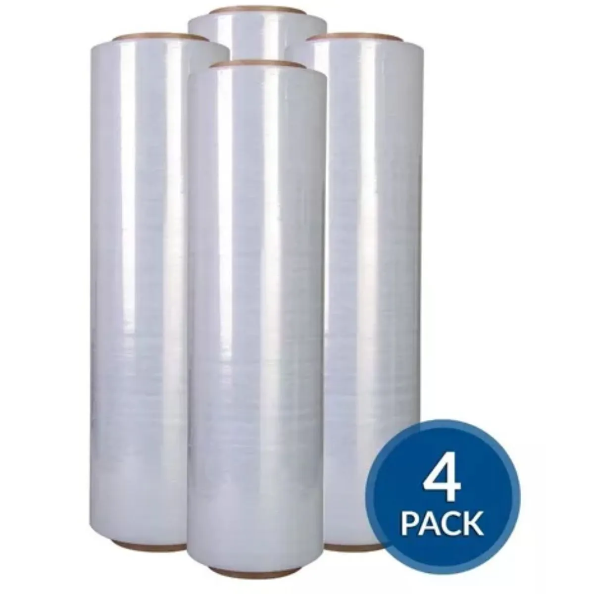 GENERICO - 4 Pack Rollo Film 20" Plastico P/ Embalar Embalaje Emplaye
