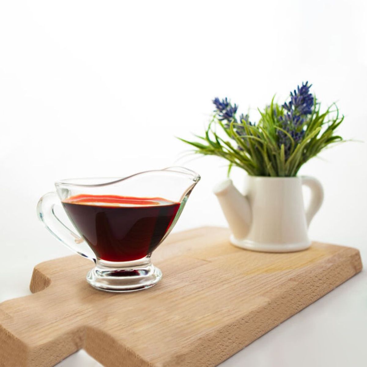 HYGGE - Jarra para Salsa de Vidrio Transparente