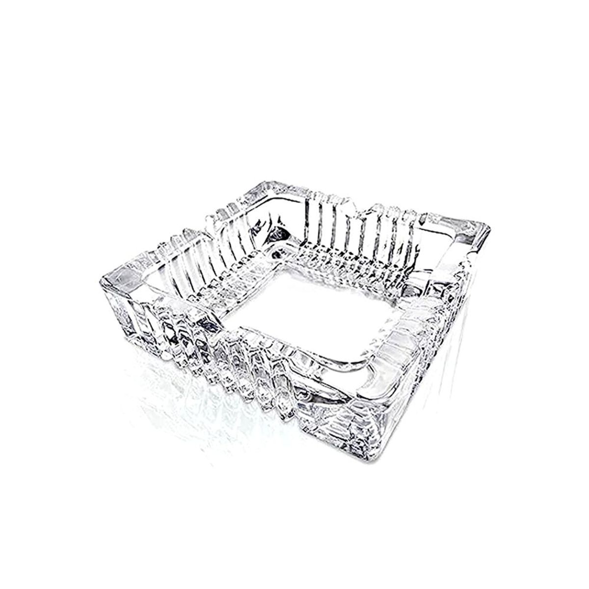 HYGGE - Cenicero Cuadrado de Cristal