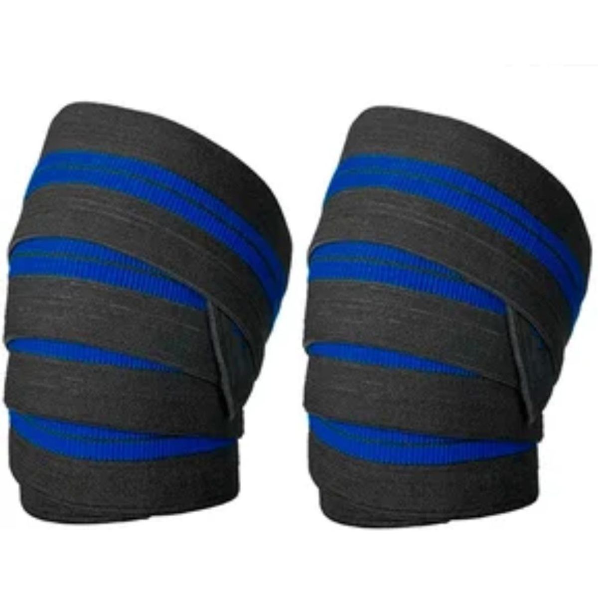 GENERICO - Vendas Rodillera  con Velcro de Potencia para Gimnasio Azul