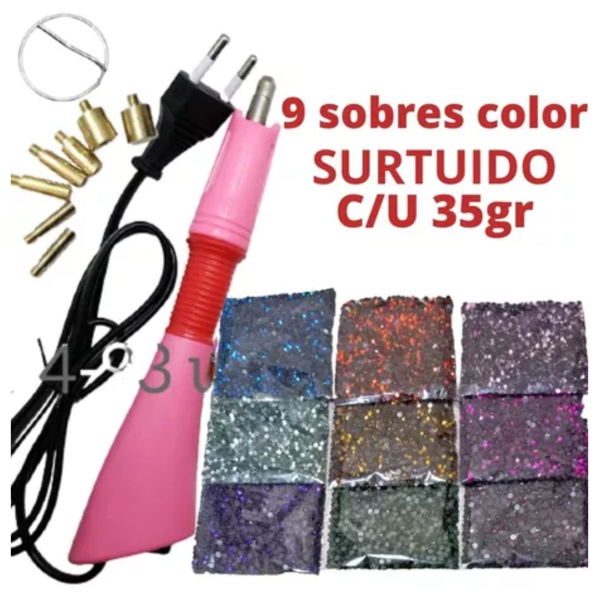 GENERICO - Aplicador De Piedras Strass Rhinestone Lujo Mas 09 Sobres