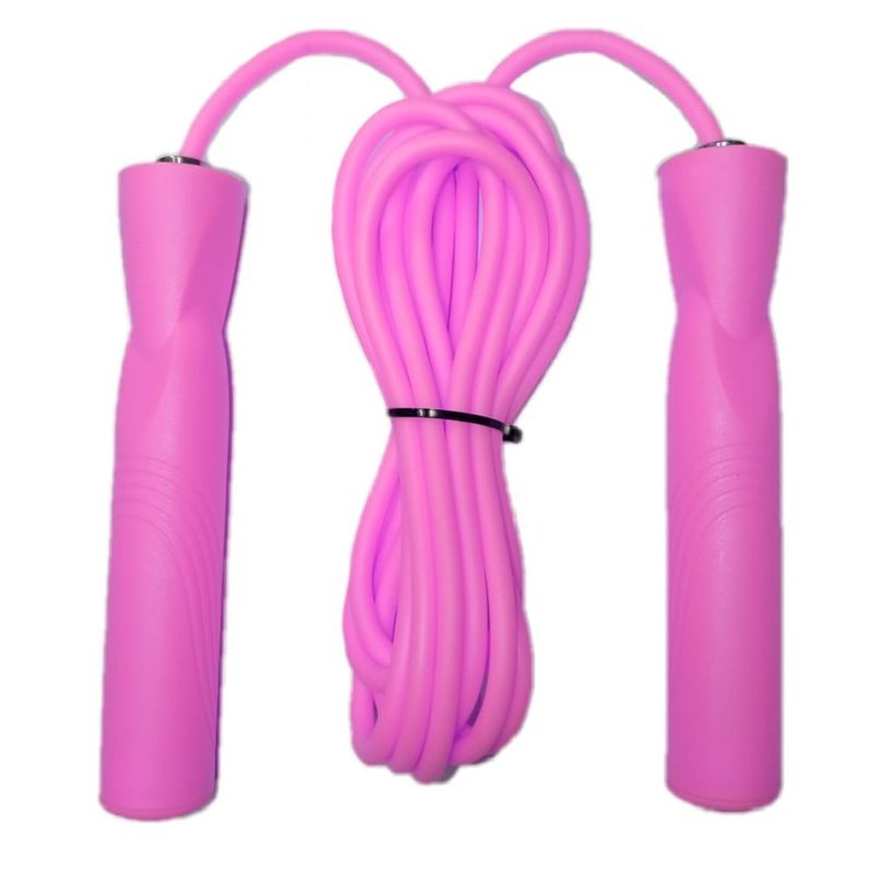GENERICO - Soga para Saltar con Rodaje Angtop Rosado