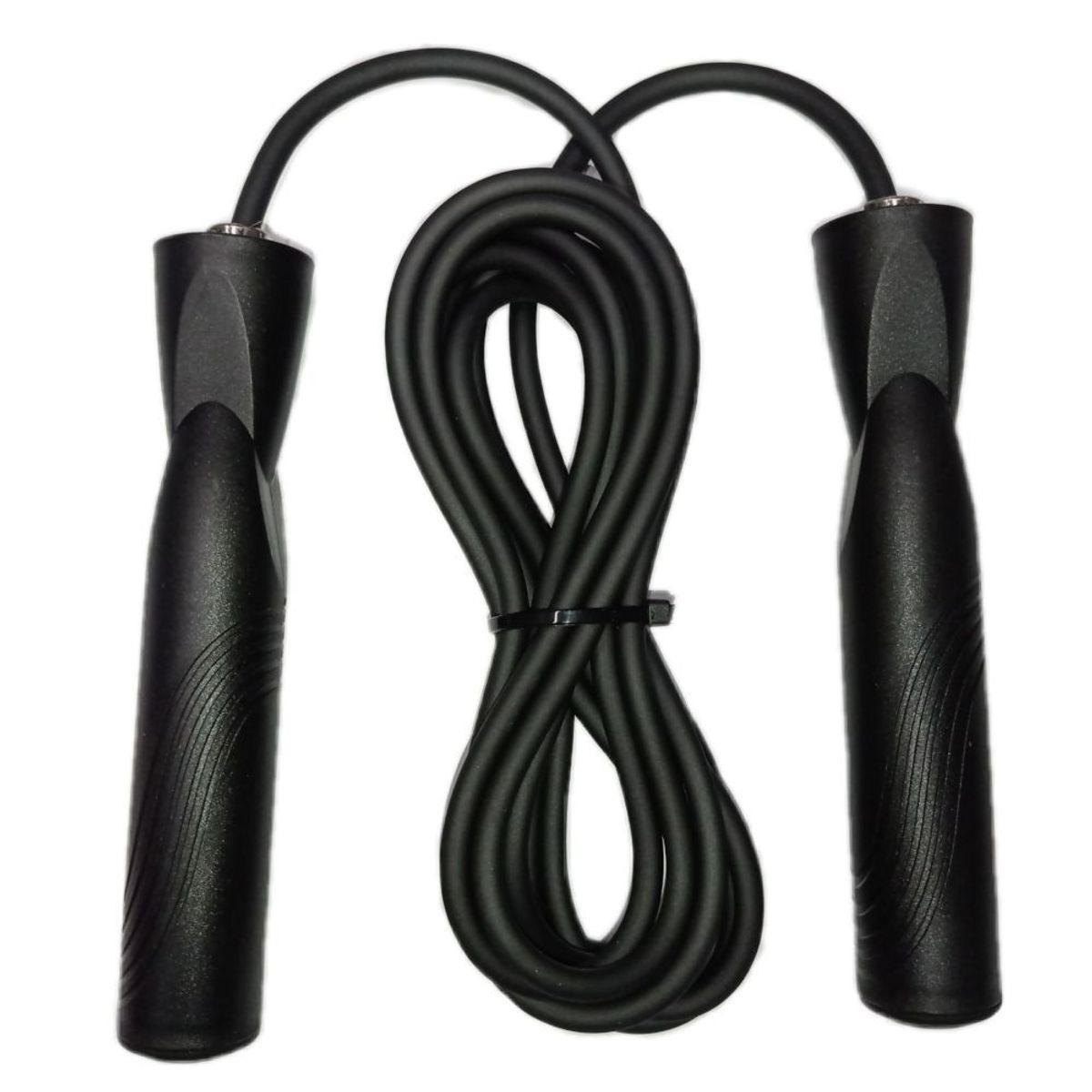 GENERICO - Soga para Saltar con Rodaje Angtop Negro