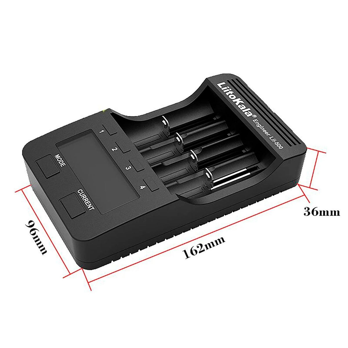 LIITOKALA - LiitoKala Lii-500 Cargador y probador Inteligente batería Litio 18650