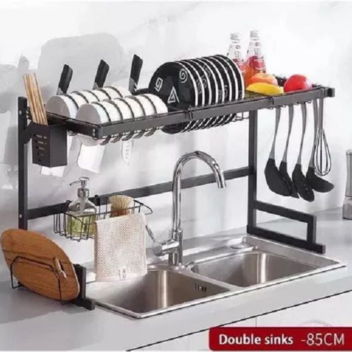 GENERICO - Organizador de cocina escurridor de platos de 85 cm