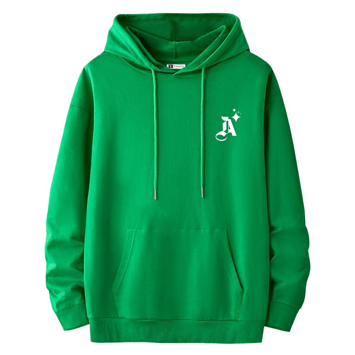 YANSUS - Polera Hombre Yansus Verde Estampado Letra