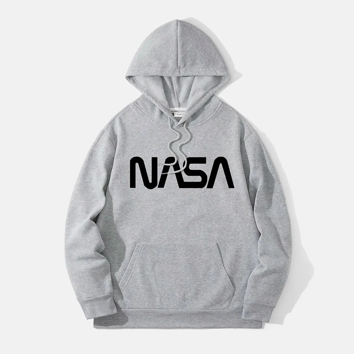 YANSUS - Polera Hombre Yansus Melange con Estampado Nasa