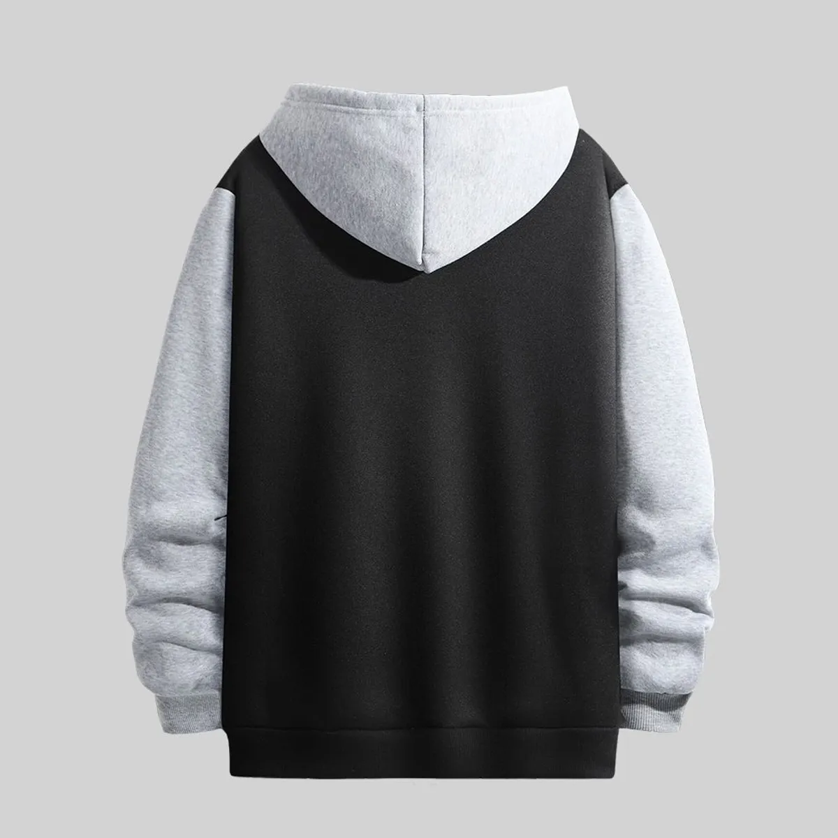 YANSUS - Polera Yansus Sudadera Con Capucha Y Cierre NegroGris