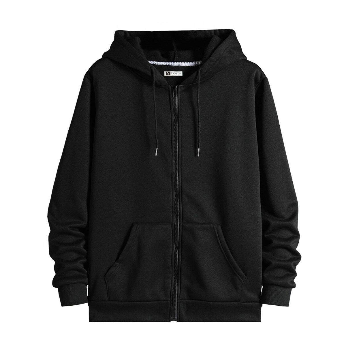 YANSUS - Polera Casaca Yansus Negro Capucha