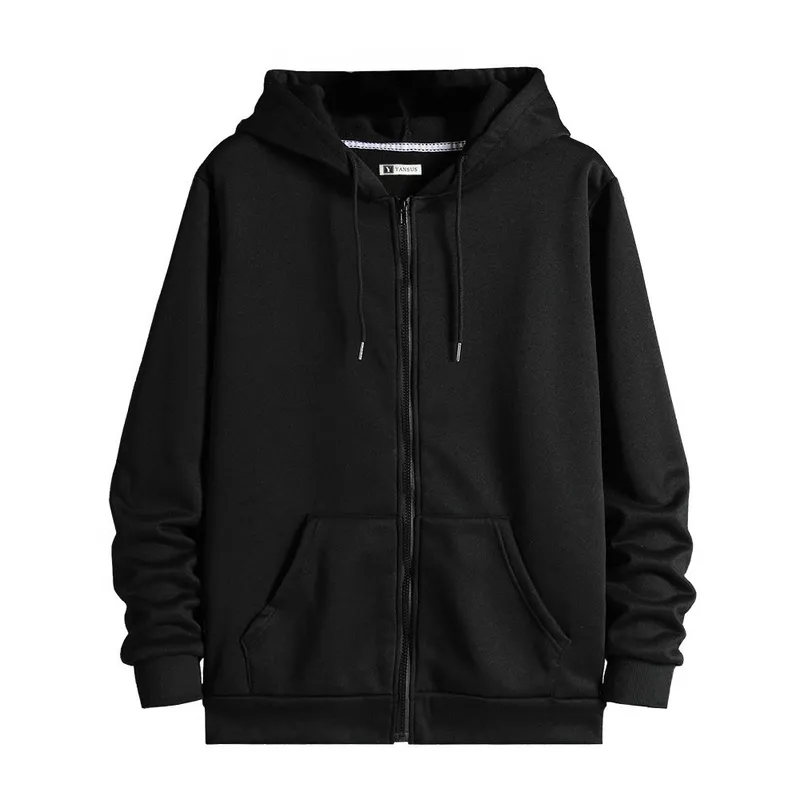 YANSUS - Polera Casaca Yansus Negro Capucha