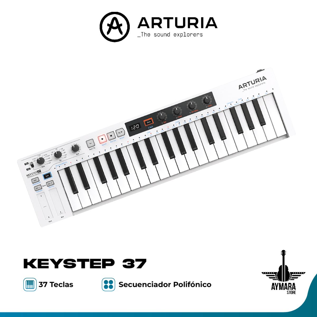 ARTURIA - ARTURIA KEYSTEP 37 CONTROLADOR MIDI