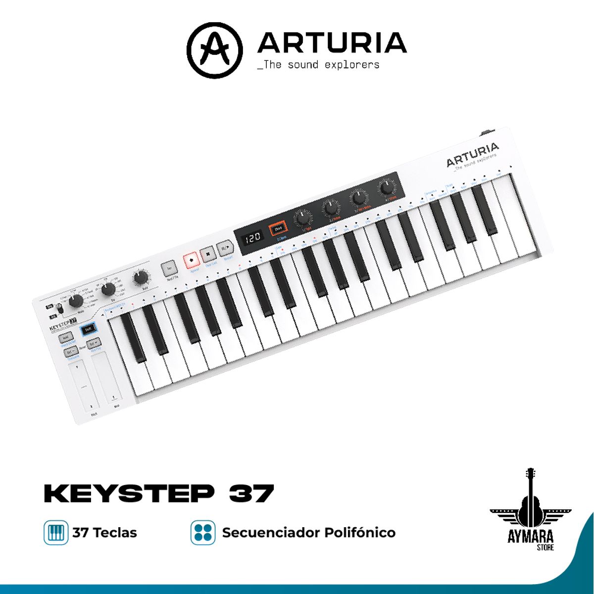ARTURIA - ARTURIA KEYSTEP 37 CONTROLADOR MIDI