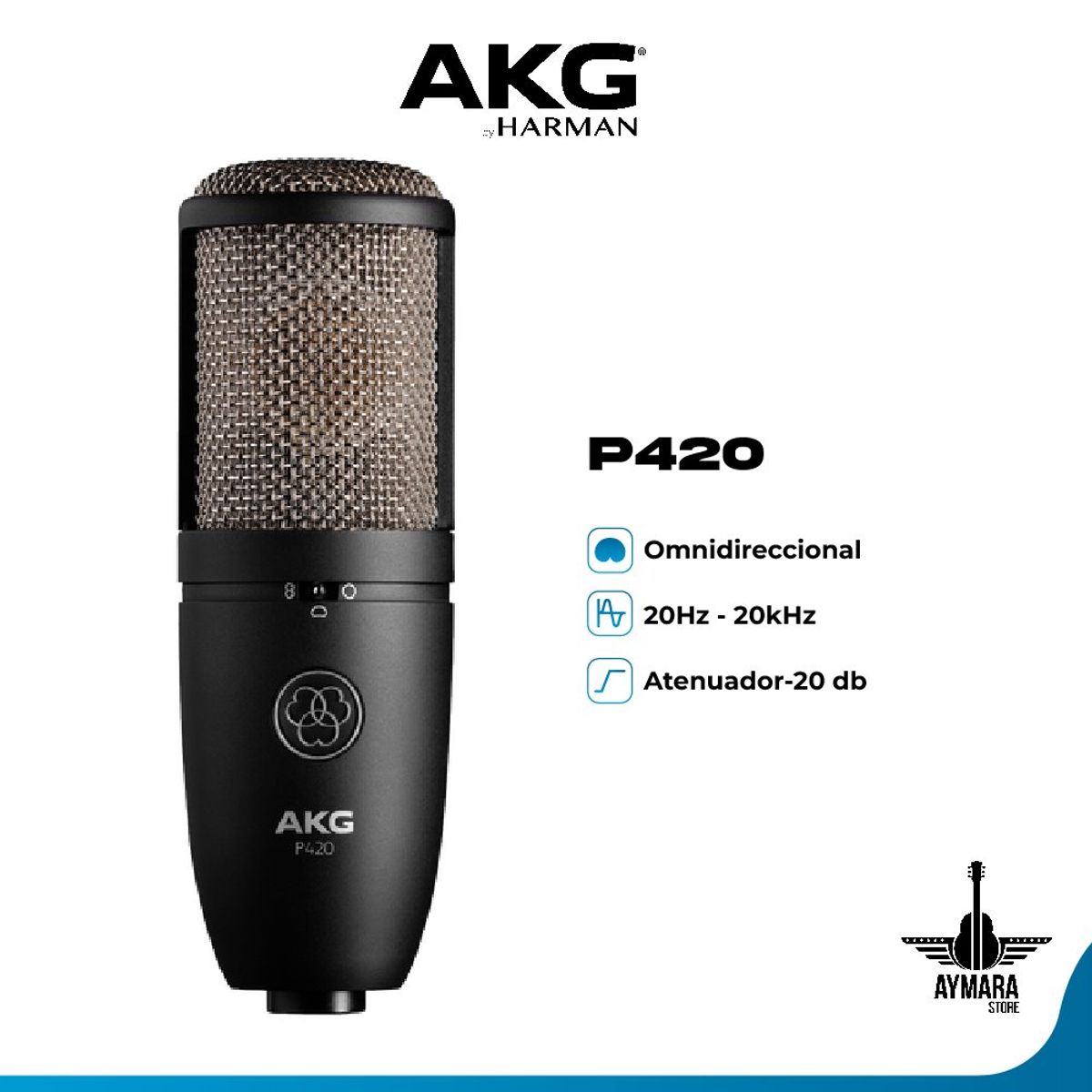 AKG - AKG P420 MICROFONO CONDENSADOR
