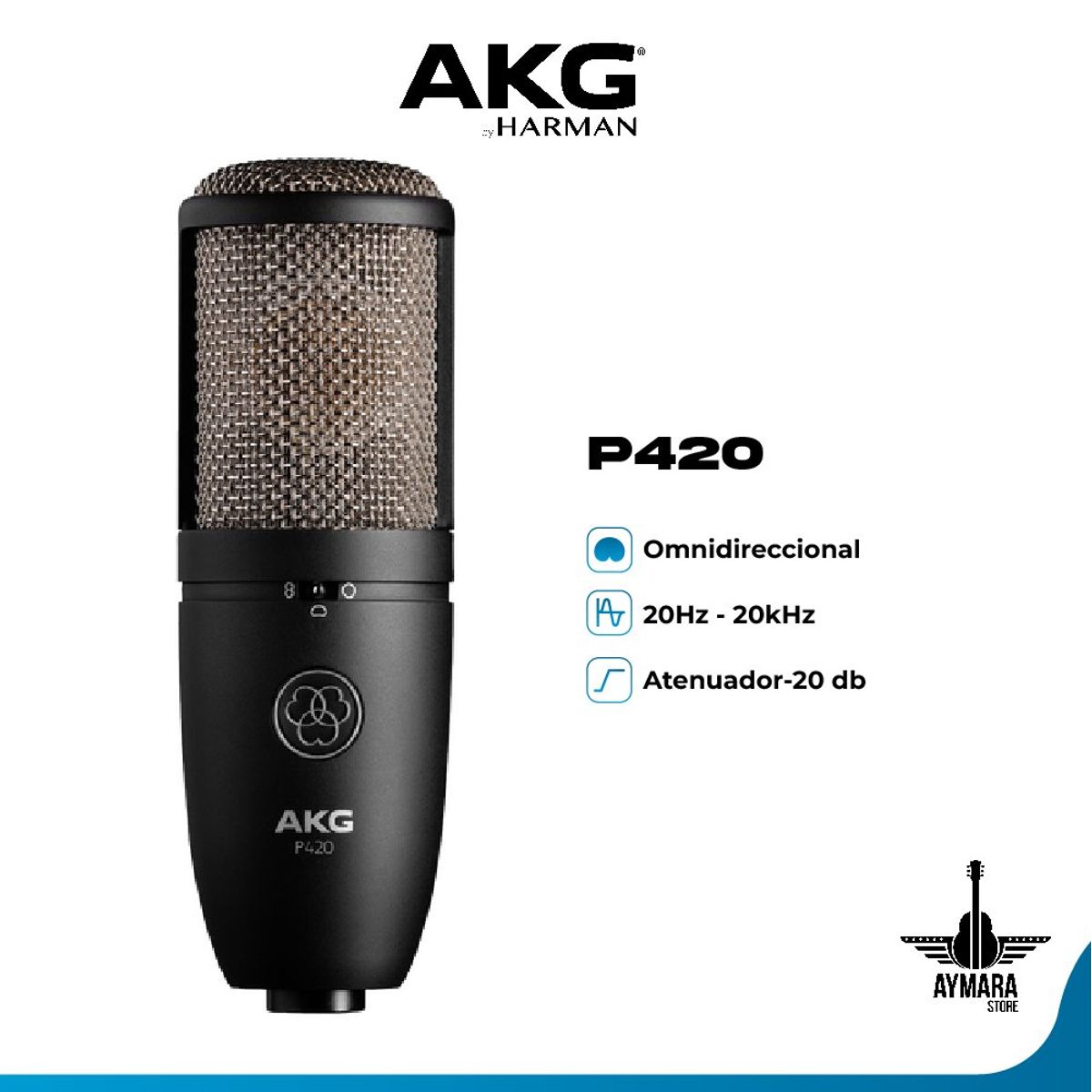 AKG - AKG P420 MICROFONO CONDENSADOR