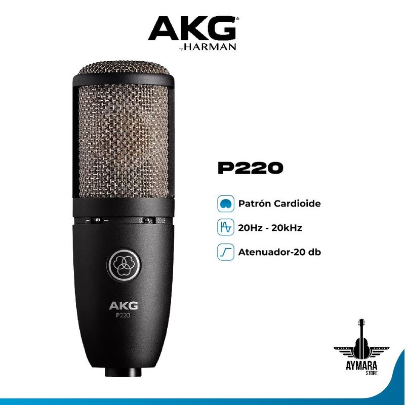 AKG - AKG P220 MICROFONO CONDENSADOR