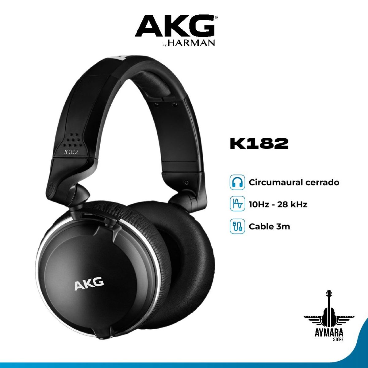 AKG - AKG K182 AUDIFONOS DE MONITOREO