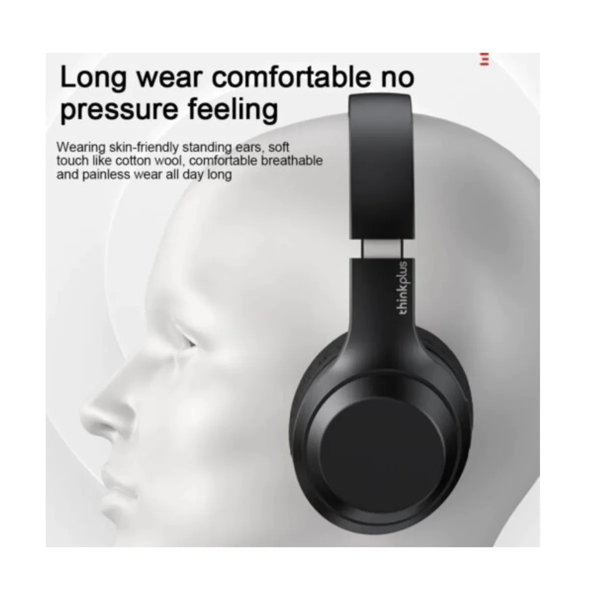 LENOVO - AUDIFONOS LENOVO TH30  BLUETOOTH OVER EAR NEGRO