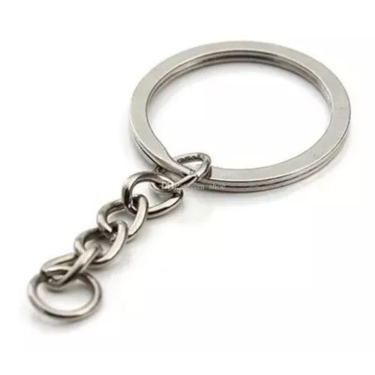 GENERICO - 1000 Llaveros De Argolla Con Cadena, Argollas Para Llavero