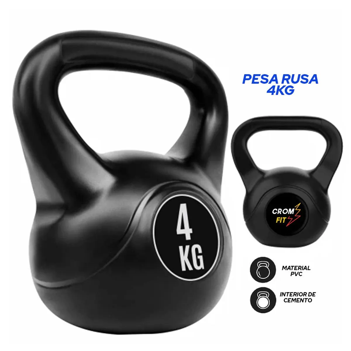 GENERICO - Pesa Rusa 4KG Kettlebell