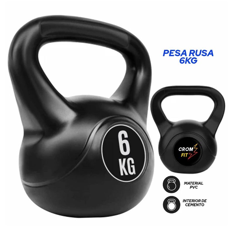 GENERICO - Pesa Rusa 6KG Kettlebell