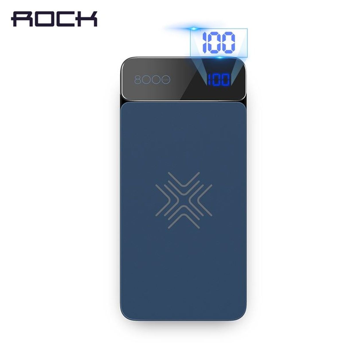 ROCK - Power Bank de carga inalámbrica Rock P38 con pantalla digital