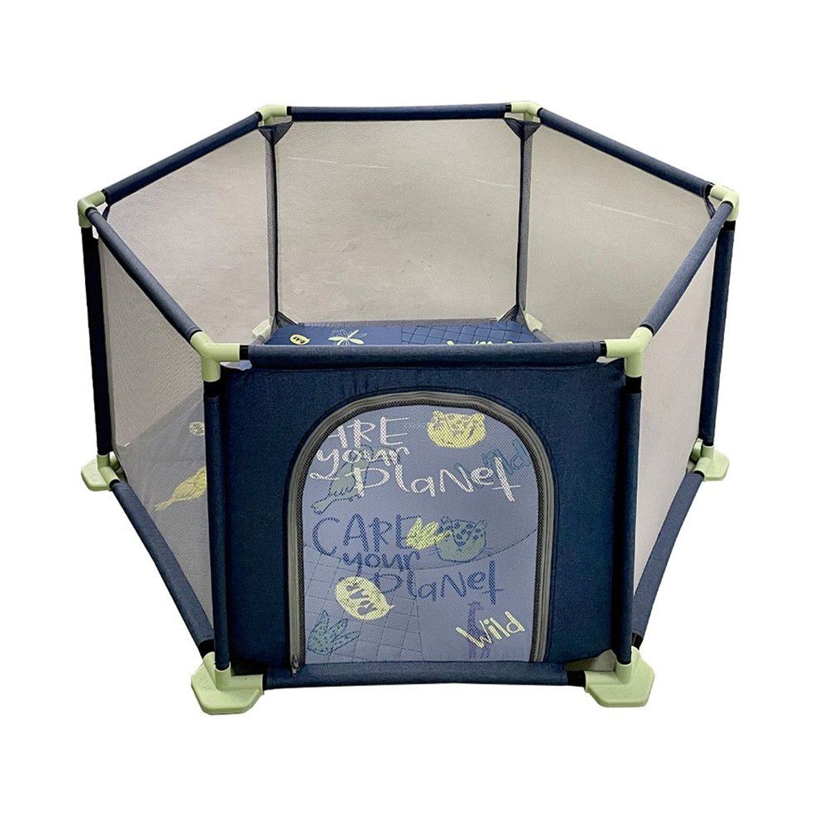 INFANTI - Corral Desarmable Para Bebés «CARE YOUR PLANER» Blue