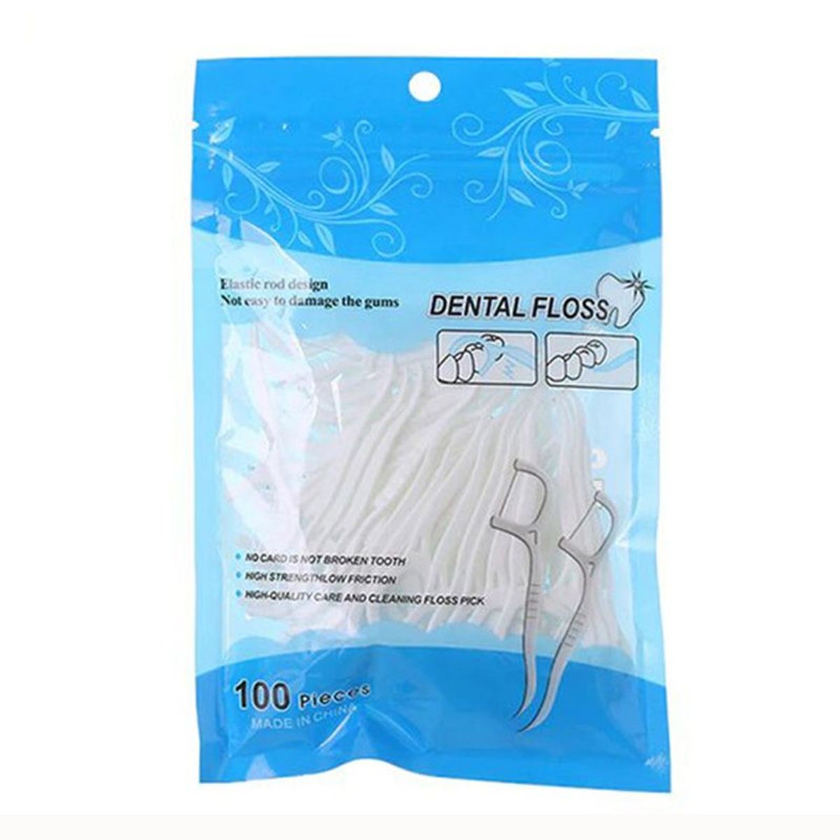 GENERICO - Hilo Dental Pack por 100 Unidades - Dental Floss