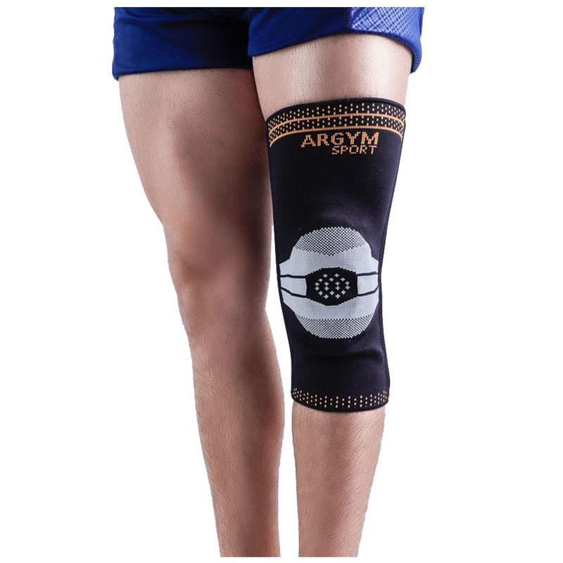 ARGYM - Rodillera Elástica Gel  Espiral Lateral Talla S