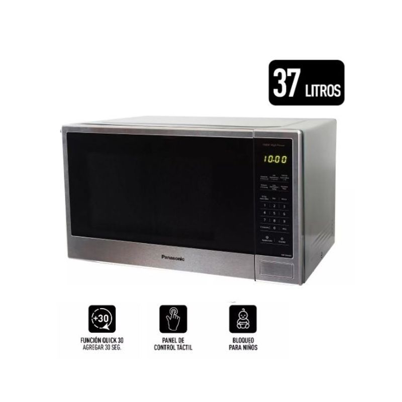 PANASONIC - Horno MicroOndas Panasonic NN-SB646SRPK 37 Litros Inoxidable