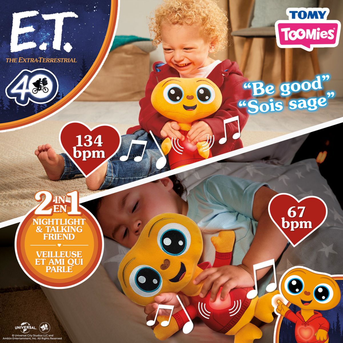 TOOMIES - ET Peluche Juguete Parlante Interactivo ET - sonidos frases