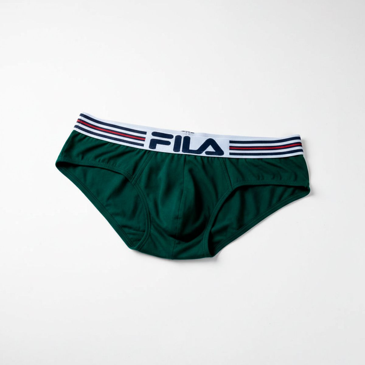FILA - Pack x3 Trusa Fila Hombre Verde Oscuro