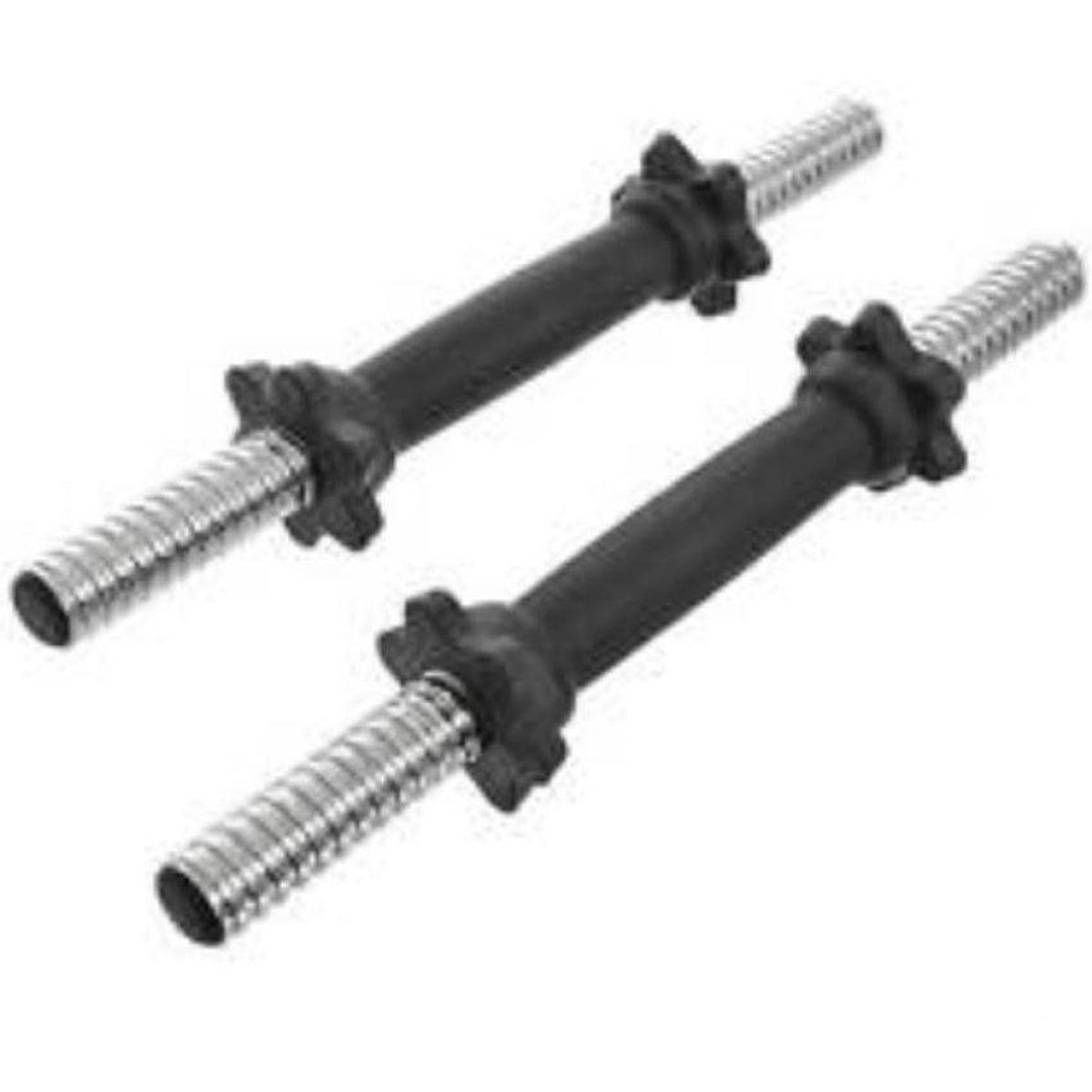 GENERICO - Par de manubrios mancuernas con grip para discos