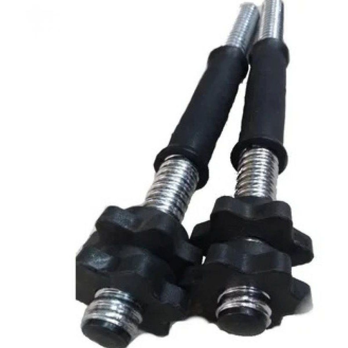 GENERICO - Par de manubrios mancuernas con grip para discos