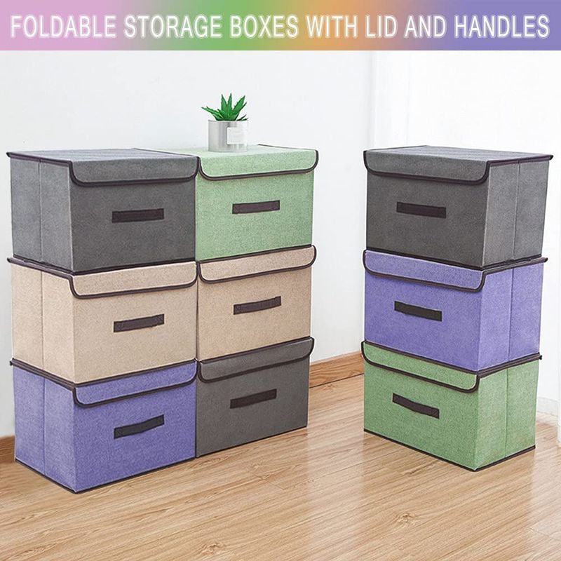 OEM - Organizador de almacenamiento plegable a prueba de polvo color Lila