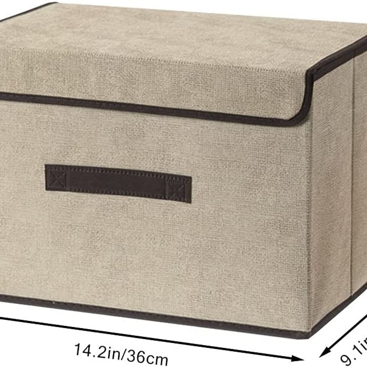 GENERICO - Caja de Almacenamiento Plegable a Prueba de Polvo Color Beige