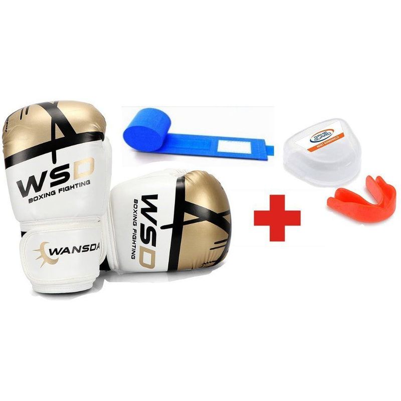 GENERICO - Guantes para box vendas bucal