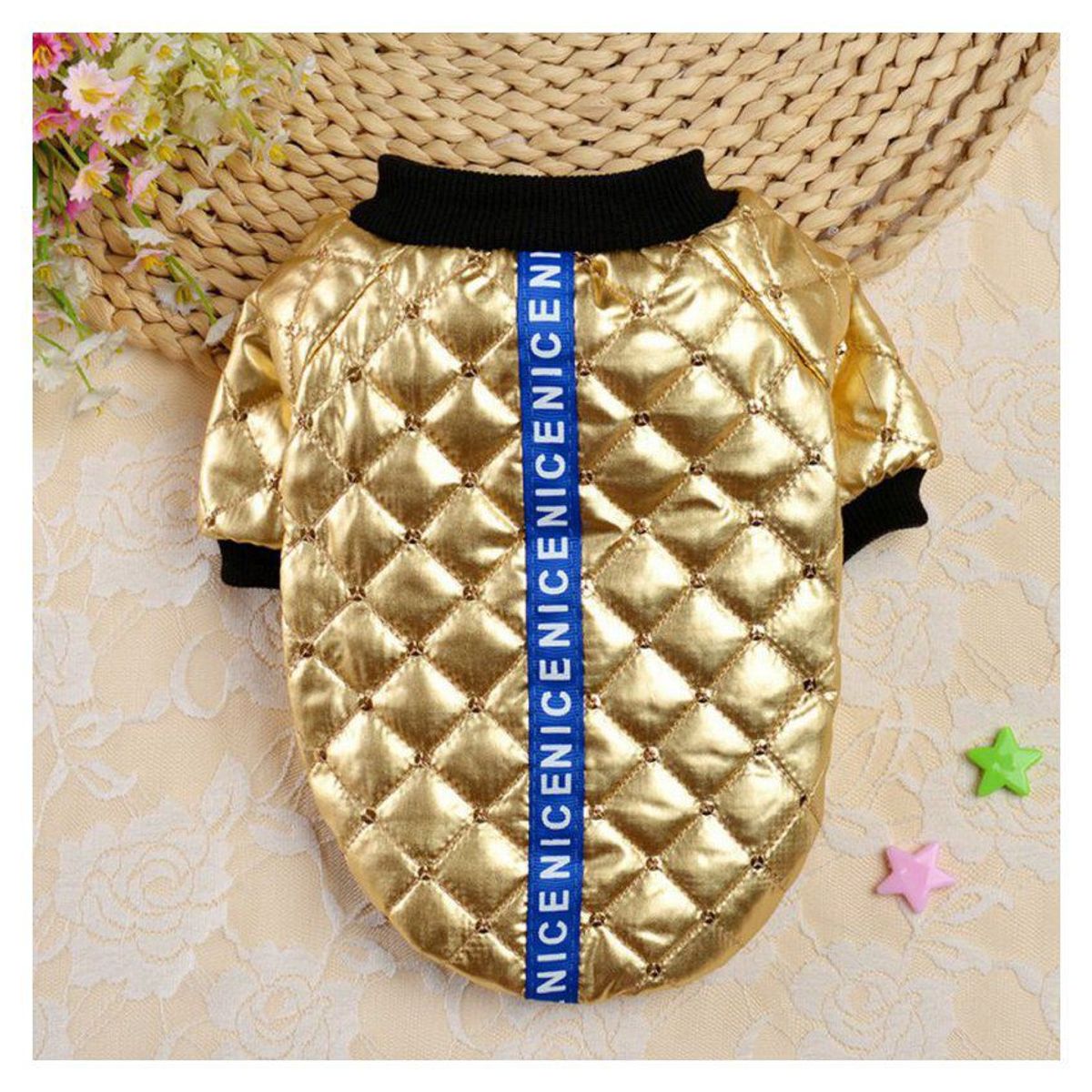 GENERICO - Casaca impermeable para mascota chaqueta cálida de invierno