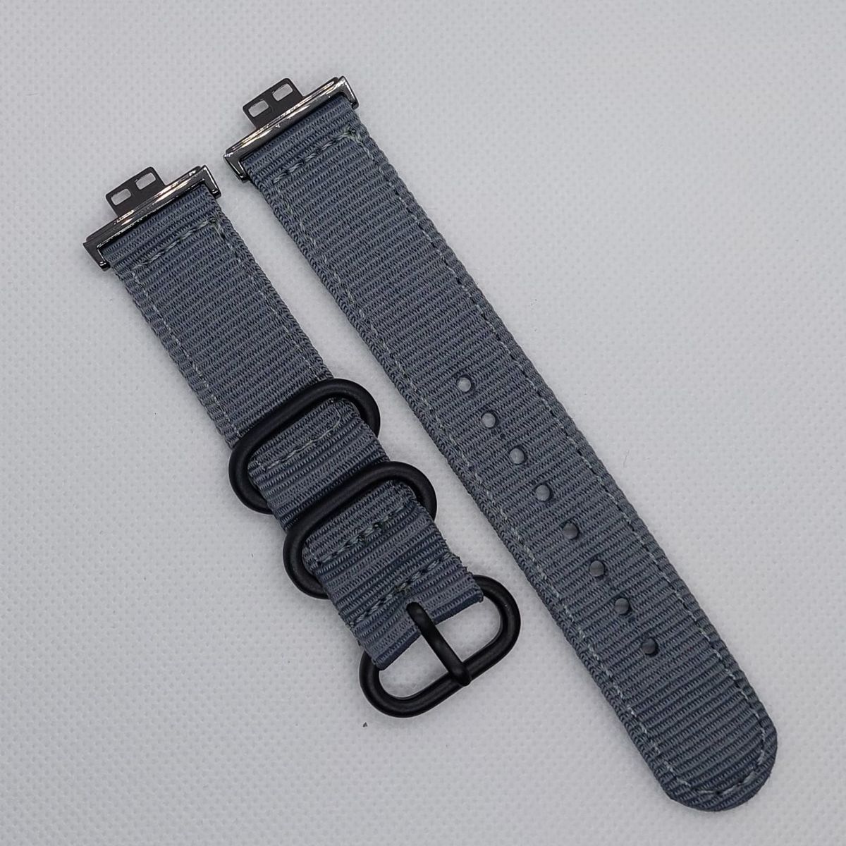 GENERICO - Correa de Nylon para HUAWEI WATCH FIT - Plomo