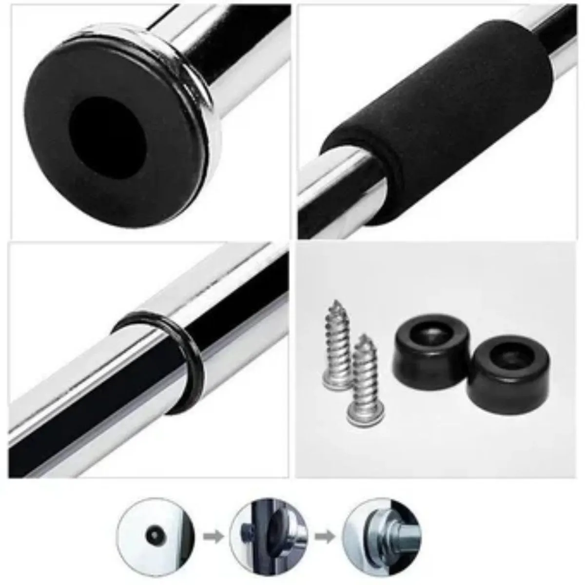 GENERICO - Barra para Puerta Barra Dominadas Gym