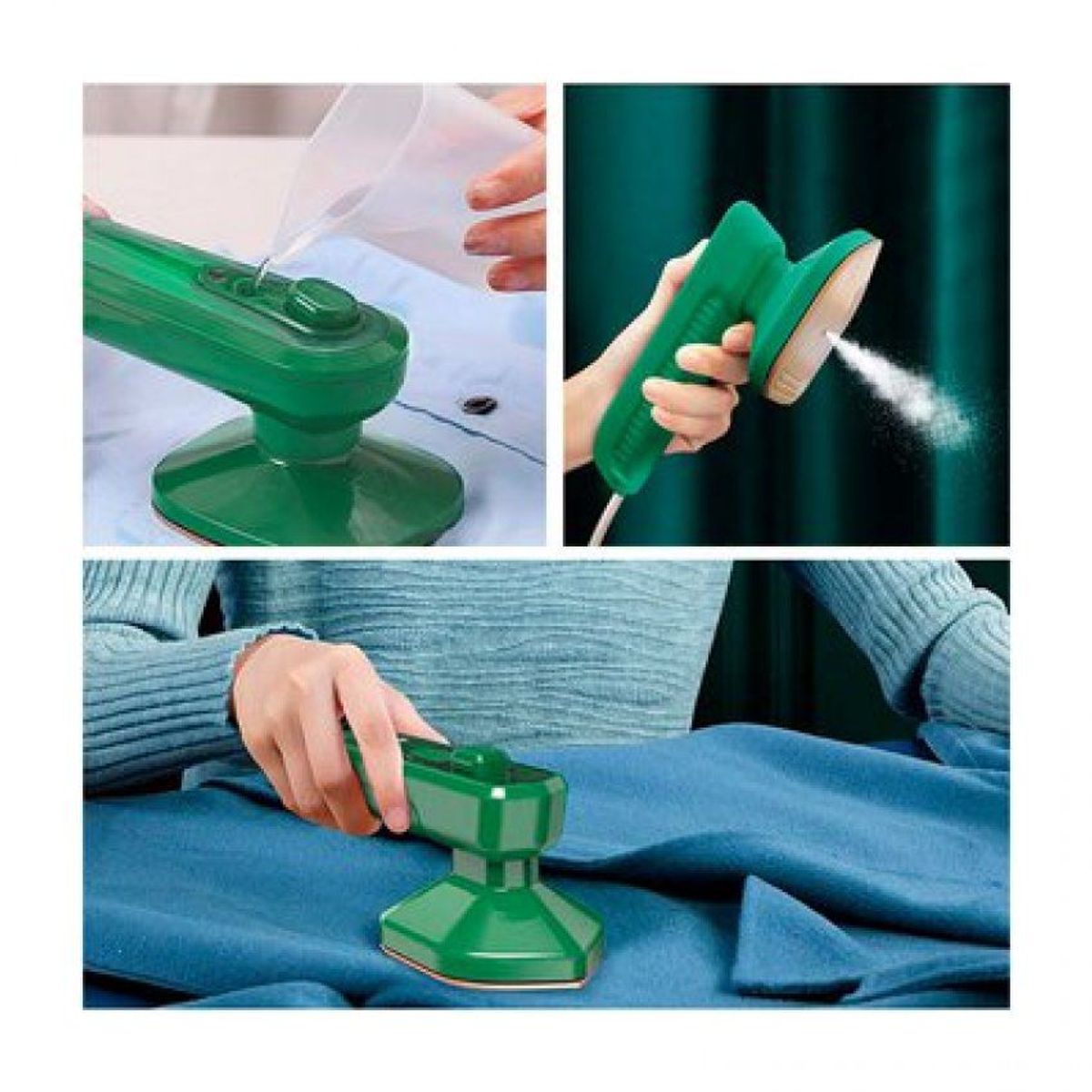 OEM - Mini Plancha a Vapor Portátil para Ropa Vertical