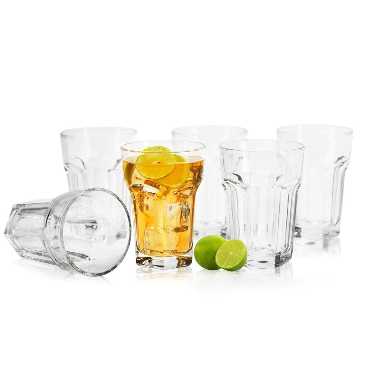 LIBBEY - Set de 6 Vasos más 1 Jarra de 3 Lt Nueva York