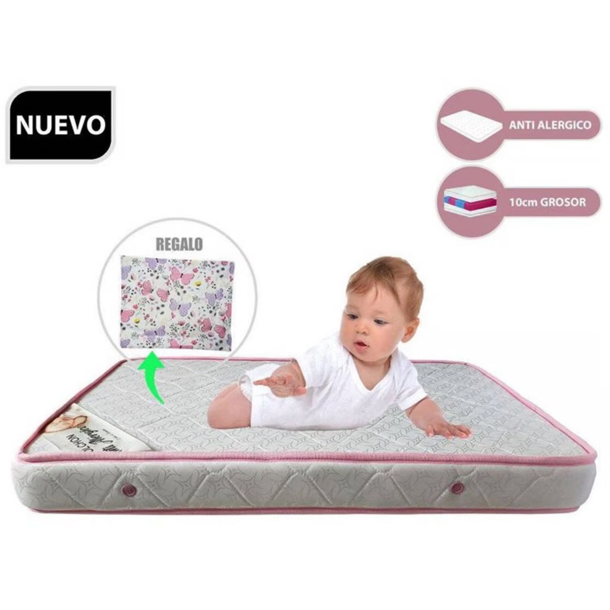 INFANTI - Colchon de cuna para bebes