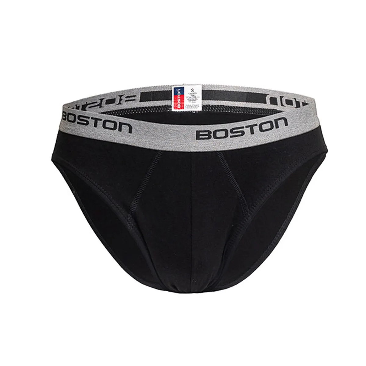 BOSTON - Pack x4 Trusas Boston Hombre Bikini Negro