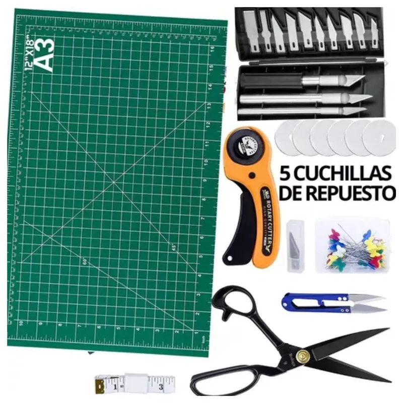 GENERICO - Herramientas De Costura  Manualidades Tijera Base Corte A3