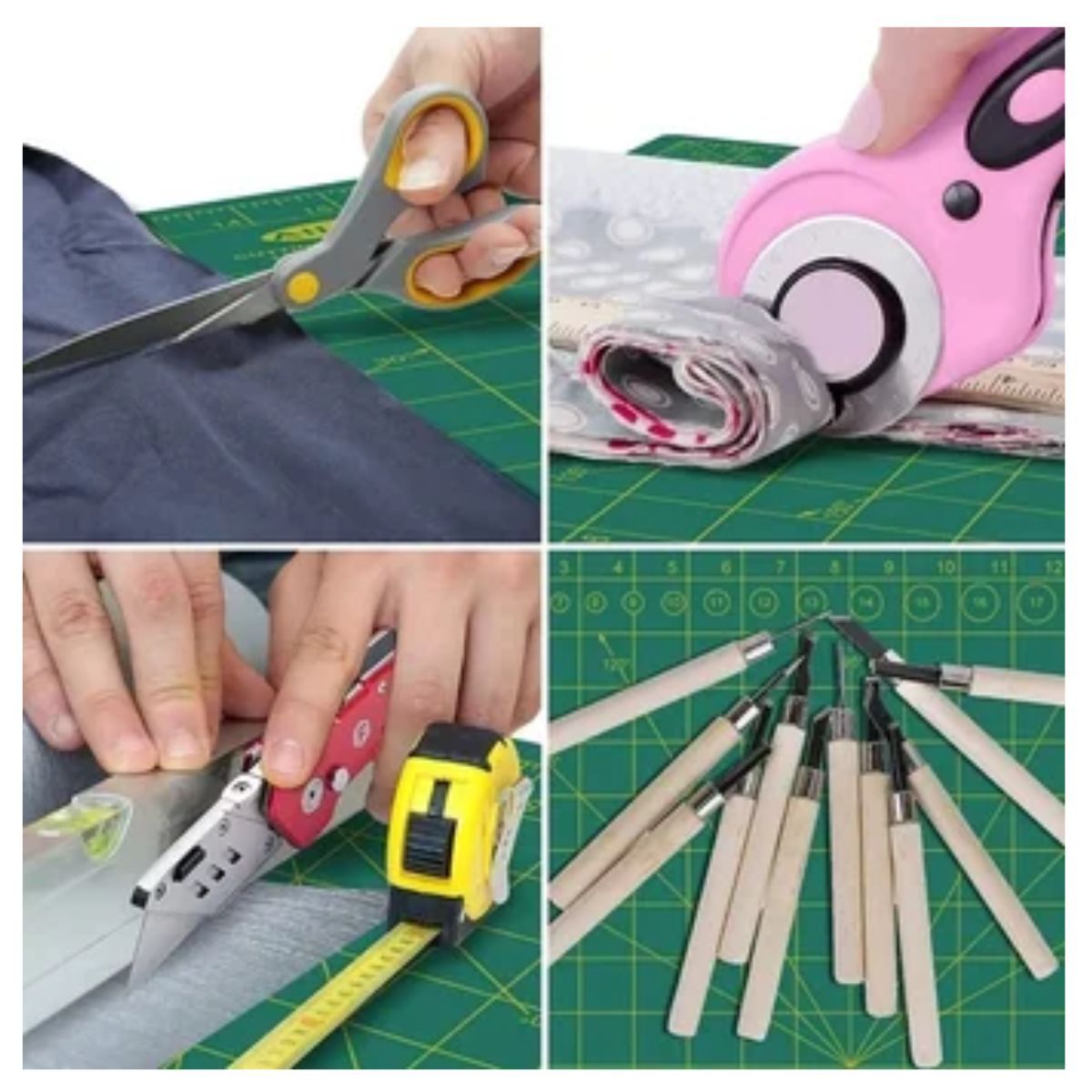 GENERICO - Herramientas De Costura  Manualidades Tijera Base Corte A3