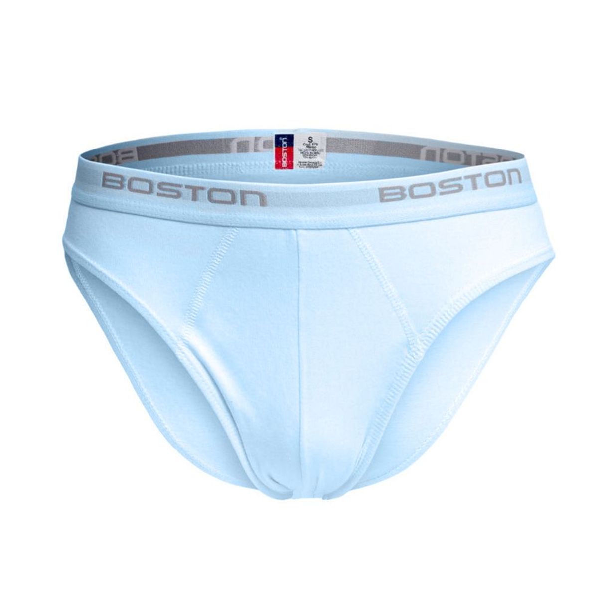 BOSTON - Pack x4 Trusas Boston Hombre Bikini Celeste