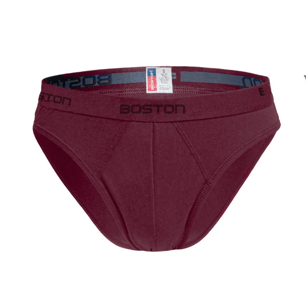BOSTON - Pack x4 Trusas Boston Hombre Bikini Vino