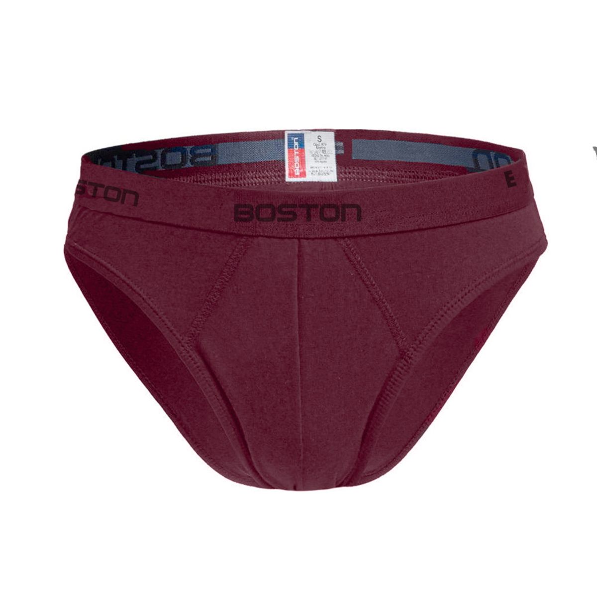 BOSTON - Pack x4 Trusas Boston Hombre Bikini Vino