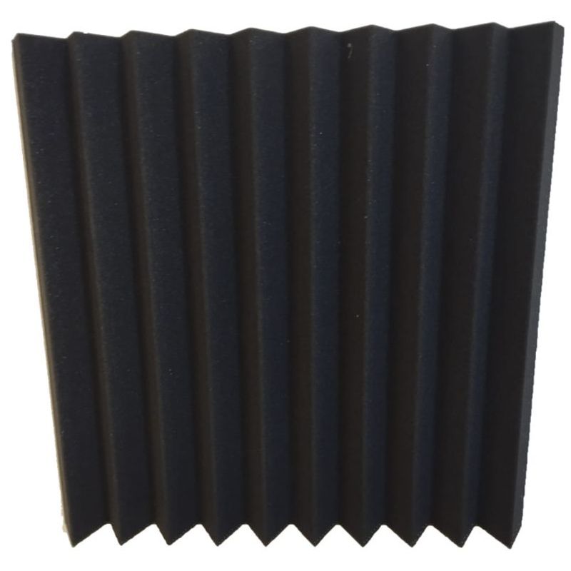 FOAM - ESPUMA ACUSTICA TIPO SIERRA PUR NEGRO 50CM X 50CM X 2PULG