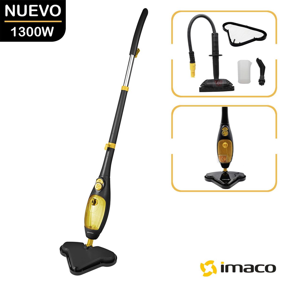 IMACO - Escoba a vapor SCL1360 Imaco